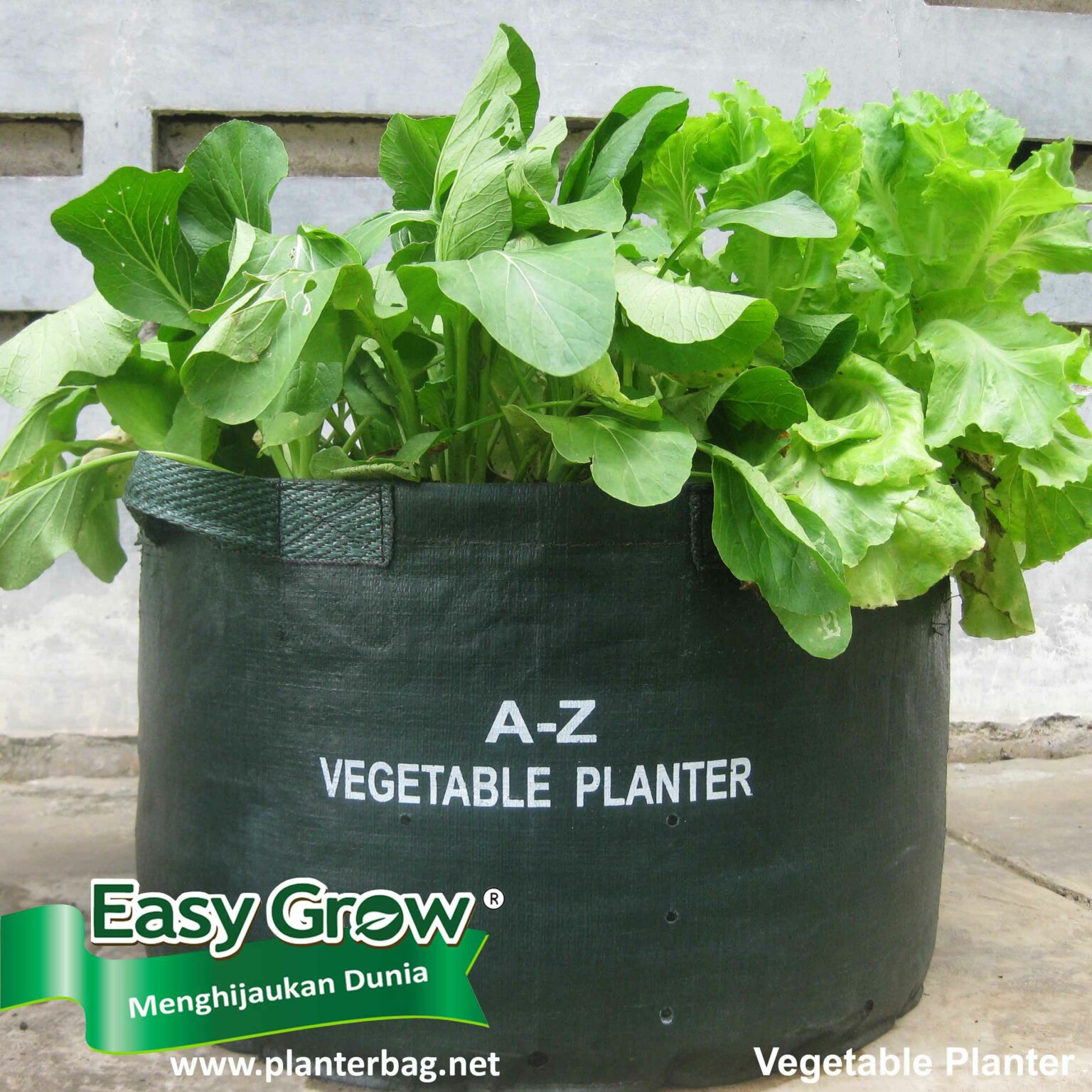 Eco Pack Planter Bag 150 Liters Green HDPE 4 Handles | Inaexport